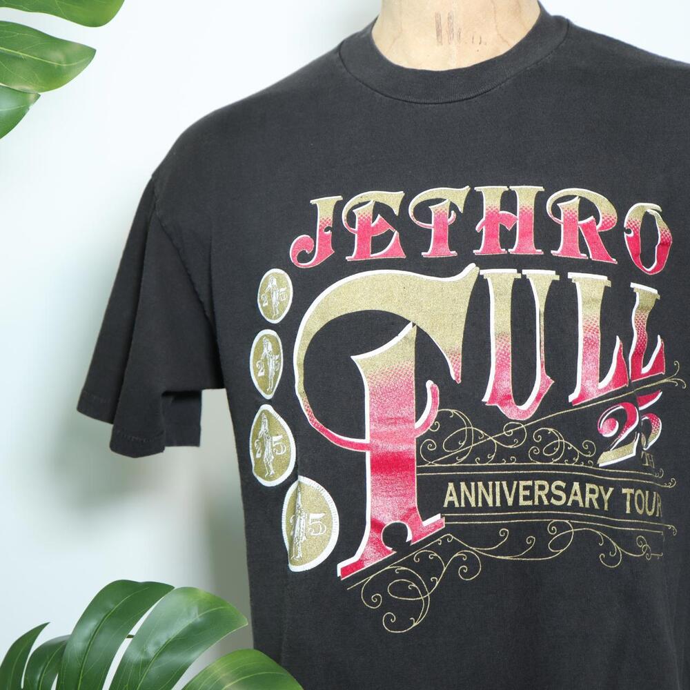 Vintage 90s Jethro Full 25th Anniversary Tour T-Shirt